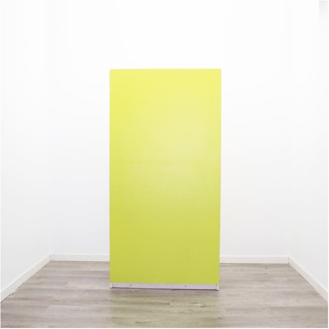 Taquilla de 3 cuerpos con puertas azul, verde y amarillo de 90cm