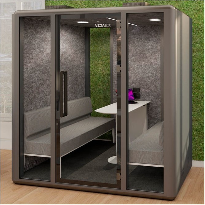 Cabina acústica Vega Box 4 de 208cm