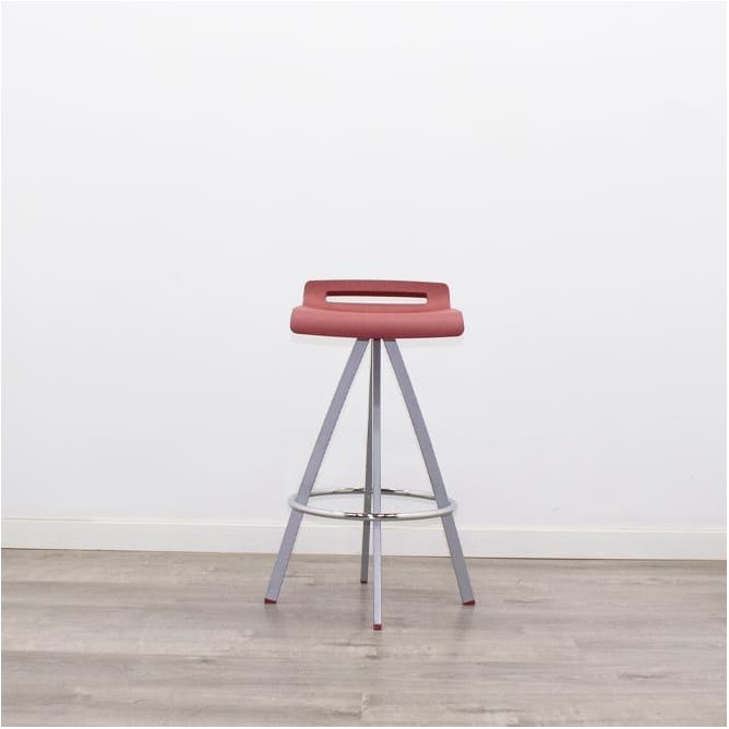 Taburete con base gris (varios colores)
