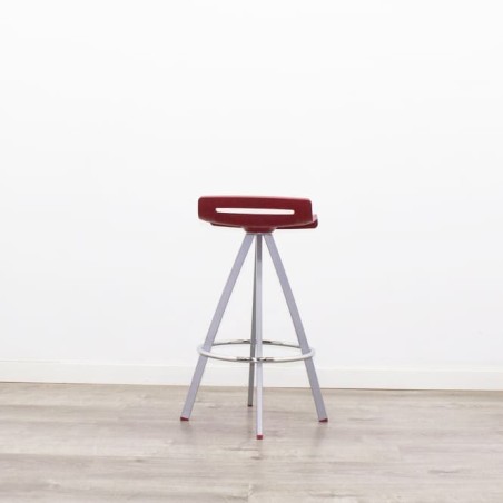 Taburete con base gris (varios colores)