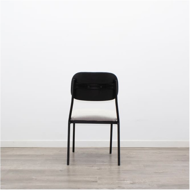 Silla colectividad granate o gris sin brazos - Mercaoficina