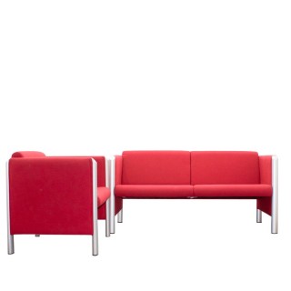 Conjunto sofá 2 plazas de 151cm  y sillón de una plaza de 68 cm