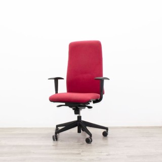 Silla operativa roja contacto permanente 2