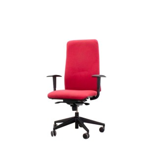 Silla operativa roja contacto permanente