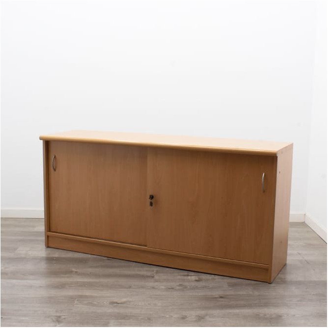 Credencia de 2 cuerpos peral puertas correderas de 150cm