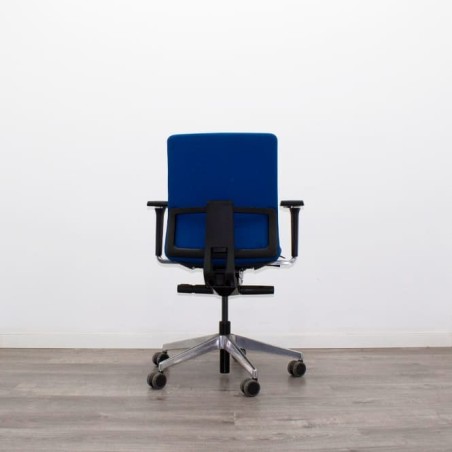 Silla operativa SPOT azul con respaldo regulable  - Mercaoficina