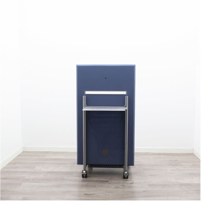 Mesa de impresora melamina azul de 63cm