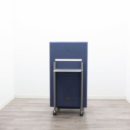 Mesa de impresora melamina azul de 63cm