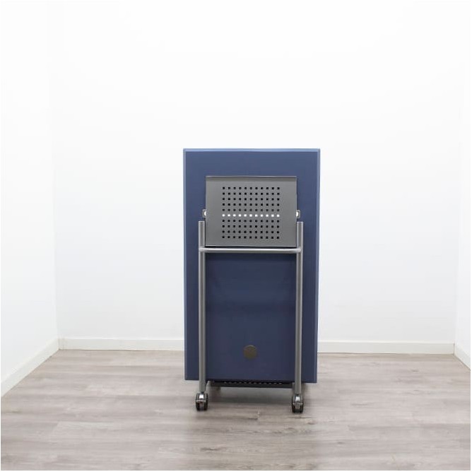 Mesa de impresora melamina azul de 63cm