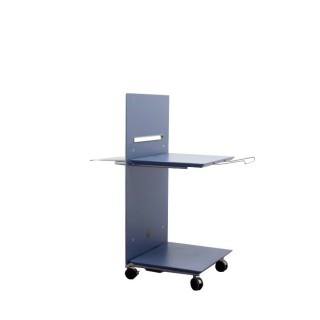 Mesa de impresora melamina azul de 63cm