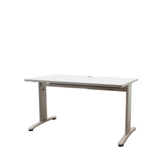 Mesa operativa estructura beige con tapa a elegir (varias medidas)