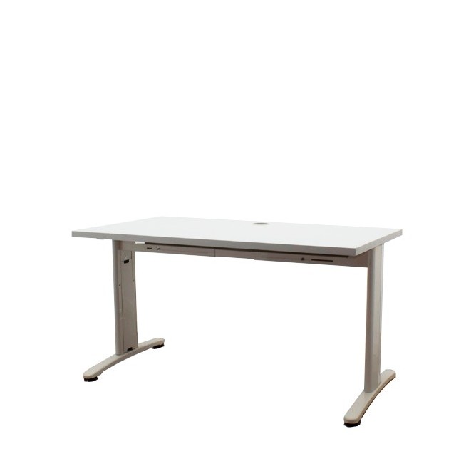 Mesa operativa estructura beige con tapa a elegir (varias medidas)