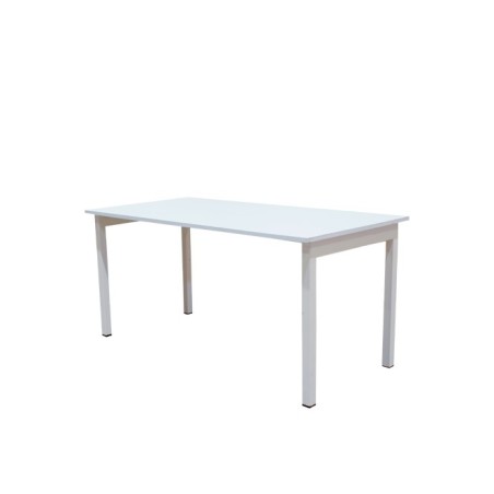 Mesa operativa blanca de 140cm