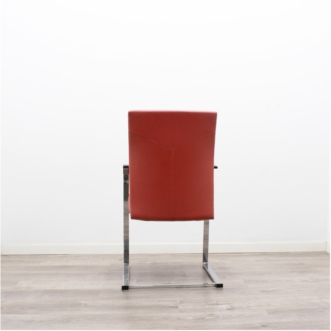 Silla confidente en napel negro- Mercaoficina