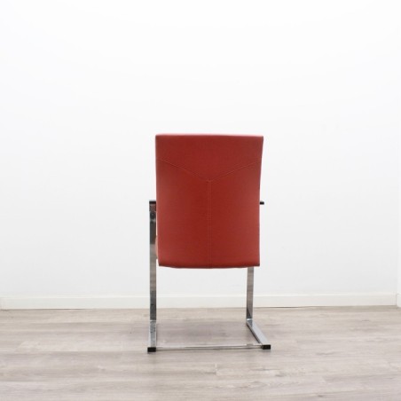Silla confidente en napel negro- Mercaoficina