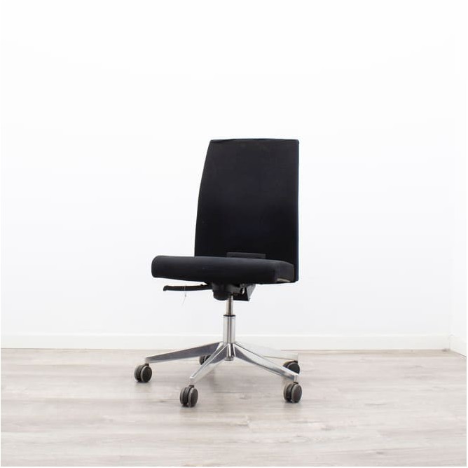 Silla operativa color a elegir sin brazos y base cromo