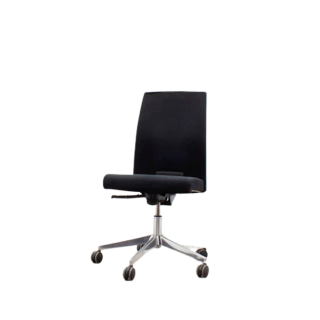 Silla operativa color a elegir sin brazos y base cromo