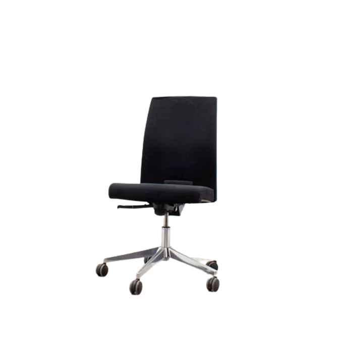 Silla operativa color a elegir sin brazos y base cromo