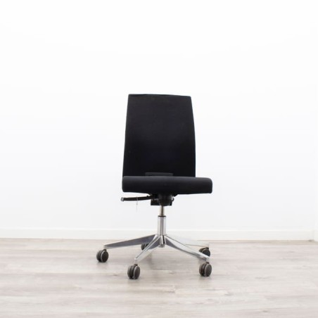 Silla operativa color a elegir sin brazos y base cromo