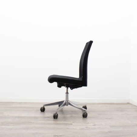 Silla operativa color a elegir sin brazos y base cromo