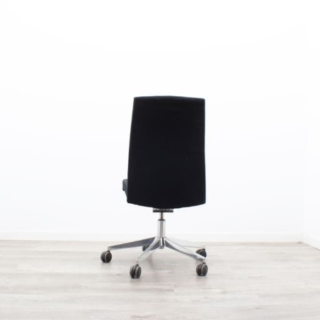 Silla operativa color a elegir sin brazos y base cromo