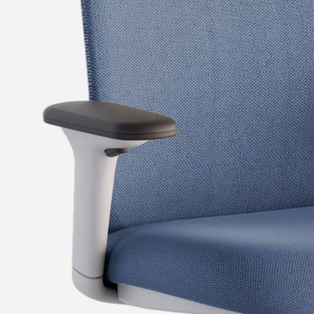 Silla operativa con respaldo de malla asiento tapizado - Mercaoficina