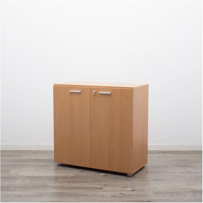 Armario bajo melamina peral de 84cm