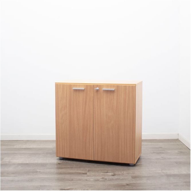 Armario bajo todo puerta melamina roble de 84cm