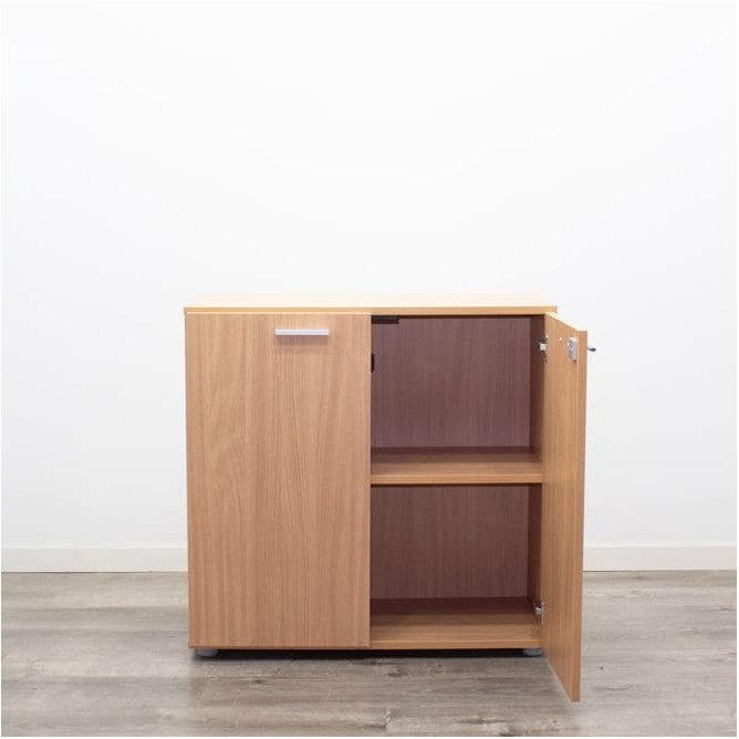 Armario bajo todo puerta melamina roble de 84cm
