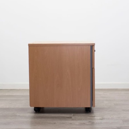 Cajonera de cajón y archivo en peral