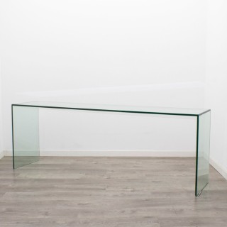 Mesa recibidor de cristal de 200,5cm 2