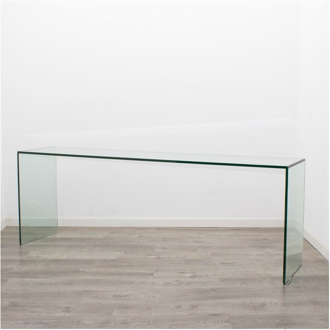 Mesa recibidor de cristal de 200,5cm