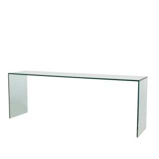 Mesa recibidor de cristal de 200,5cm