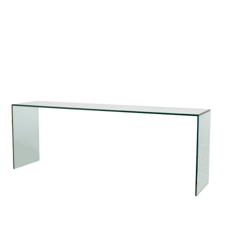 Mesa recibidor de cristal de 200,5cm