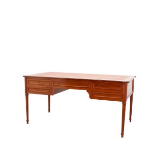 Mesa de dirección clásica en caoba de 163cm