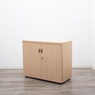 Armario bajo todo puerta en haya de 90cm 2