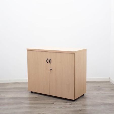Armario bajo todo puerta en haya de 90cm