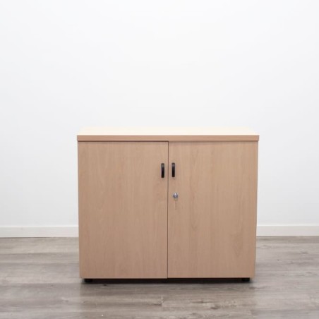 Armario bajo todo puerta en haya de 90cm