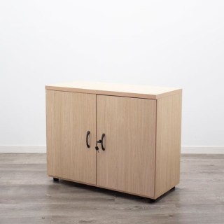 Armario bajo todo puerta melamina haya de 92cm 2