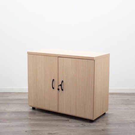 Armario bajo todo puerta melamina haya de 92cm