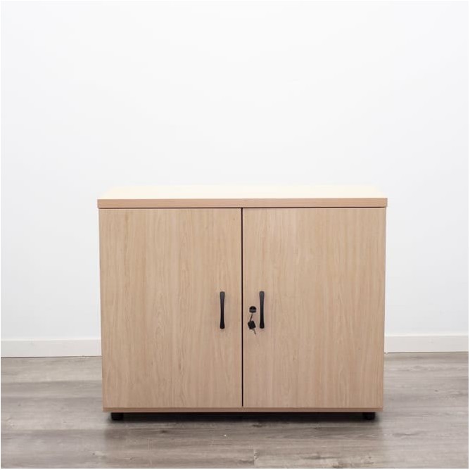 Armario bajo todo puerta melamina haya de 92cm