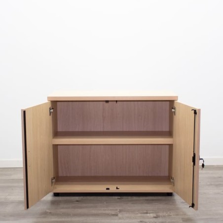 Armario bajo todo puerta melamina haya de 92cm