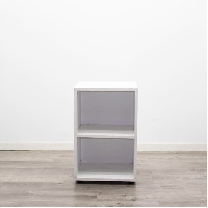 Armario bajo diáfano blanco de 45cm