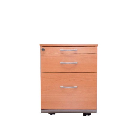 Cajonera cajón y archivo en peral y aluminio