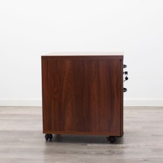 Cajonera cajón y archivo melamina nogal 2