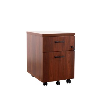 Cajonera cajón y archivo melamina nogal