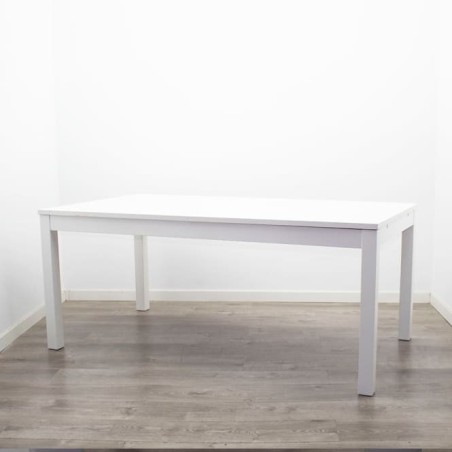 Mesa comedor extensible madera blanca de 175cm