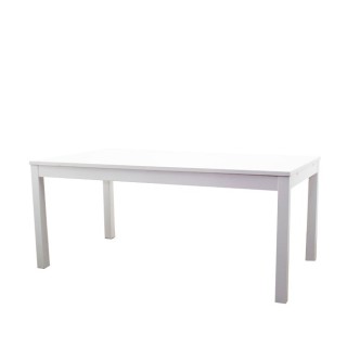 Mesa comedor extensible madera blanca de 175cm