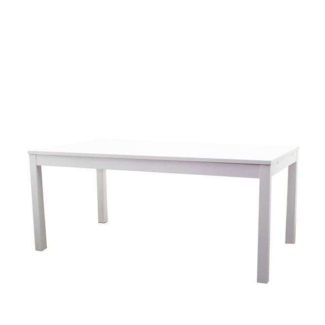 Mesa comedor extensible madera blanca de 175cm