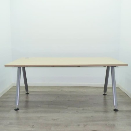 Mesa de dirección en maple y gris de 180cm